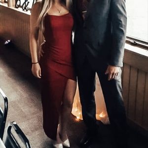 Hello Molly deep red dress